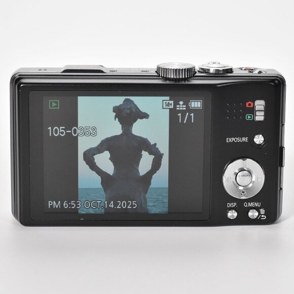 Panasonic Lumix DMC-ZS10 Digital Camera 14.1MP 16x Opt Zoom HD Video GPS 32GB SD - Picture 5 of 16